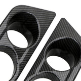 Maxbell 2 Pieces Fog Light Cover Accessories Vehicle for BMW 3 Series E46 M3 Carbon Fiber
