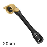 Maxbell Truck Air Pipe Connecting Hose for Semi Trailers Cleaning Cars Truck 90 Degrees 20cm