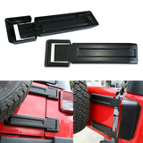 Maxbell 2Pcs Tailgate Hinge Covers Trim Durable Parts for Jeep Wrangler JK Jku