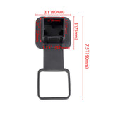 Maxbell Trailer Hitch Cover Accs Plug Rubber Tow Bar Hook Eye Cover Front Bumper 1.25 inch