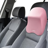 Maxbell Car Neck Pillow Interior Accessories Washable for Office bus Pink