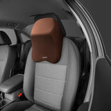 Maxbell Car Neck Pillow Interior Accessories Washable for Office bus Brown