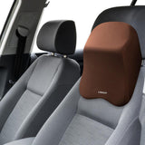 Maxbell Car Neck Pillow Interior Accessories Washable for Office bus Brown