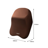 Maxbell Car Neck Pillow Interior Accessories Washable for Office bus Brown