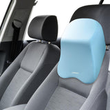 Maxbell Car Neck Pillow Interior Accessories Washable for Office bus Blue