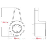 Maxbell Wall Mount EV Charger Holder Durable EV Charger Plug Nozzle for Tesla