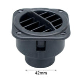 Maxbell 42mm Warm Air Vent Outlet Replacement Ventilation Black Parts for Car