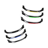 Maxbell 3 Pieces Universal Car Front Bumper Lip Kit Replaces Automotive Premium Black