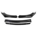 Maxbell 3 Pieces Universal Car Front Bumper Lip Kit Replaces Automotive Premium Black
