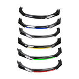 Maxbell 3 Pieces Universal Car Front Bumper Lip Kit Replaces Automotive Premium Black
