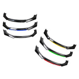 Maxbell 3 Pieces Universal Car Front Bumper Lip Kit Replaces Automotive Premium Black