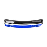 Maxbell 3 Pieces Universal Car Front Bumper Lip Kit Replaces Automotive Premium Black Blue