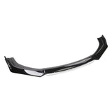 Maxbell 3 Pieces Universal Car Front Bumper Lip Kit Replaces Automotive Premium Black White