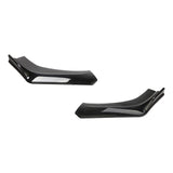 Maxbell 3 Pieces Universal Car Front Bumper Lip Kit Replaces Automotive Premium Black White