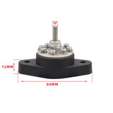 Maxbell Power Distribution Block Bus Bar 8 Terminal Block for Truck rv Black M6