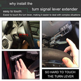 Maxbell Extension Turn Signal Lever Adjustment Position up Kit for Chevrolet Black
