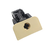 Maxbell Vehicle Glove Box Door Cover Lid Latch Handle 6Q0 857 131 D for VW Polo Beige With Hole