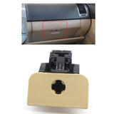 Maxbell Vehicle Glove Box Door Cover Lid Latch Handle 6Q0 857 131 D for VW Polo Beige With Hole