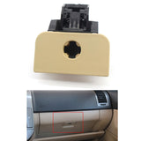 Maxbell Vehicle Glove Box Door Cover Lid Latch Handle 6Q0 857 131 D for VW Polo Beige With Hole