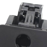Maxbell Vehicle Glove Box Door Cover Lid Latch Handle 6Q0 857 131 D for VW Polo Black With Hole