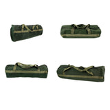 Maxbell Thickened Canvas Tool Bag Storage Organizer with Zipper Case Tote 40cmx15cm