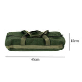 Maxbell Thickened Canvas Tool Bag Storage Organizer with Zipper Case Tote 45cmx15cm