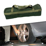 Maxbell Thickened Canvas Tool Bag Storage Organizer with Zipper Case Tote 50cmx15cm