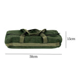 Maxbell Thickened Canvas Tool Bag Storage Organizer with Zipper Case Tote 50cmx15cm