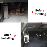 Maxbell Fuel Accelerator Brake Pedal Pads Kit AntiSlip for Audi A3 2014-2020 Style A