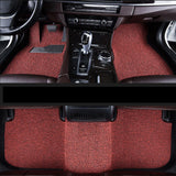 Maxbell 3 Pieces Car Floor Mats Wear Resistant for Byd Yuan Plus Atto 3 21-23 Red