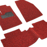 Maxbell 3 Pieces Car Floor Mats Wear Resistant for Byd Yuan Plus Atto 3 21-23 Red