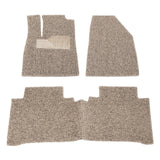 Maxbell 3 Pieces Car Floor Mats Wear Resistant for Byd Yuan Plus Atto 3 21-23 Beige