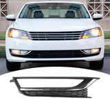 Maxbell Car Front Bumper Grille for Volkswagen Passat 2012 to 2015 Assembly Right 561853666A