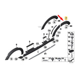 Maxbell Vehicle Wheel Arch Trim Cover for BMW Mini Countryman R60 2010-2017 Wheel Rear Left