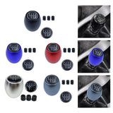 Maxbell Manual Gear Shift Knob Direct Replaces with 8mm 10mm 12mm Adapters Metal Black