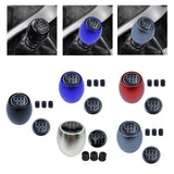 Maxbell Manual Gear Shift Knob Direct Replaces with 8mm 10mm 12mm Adapters Metal Black