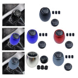 Maxbell Manual Gear Shift Knob Direct Replaces with 8mm 10mm 12mm Adapters Metal Black