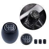 Maxbell Manual Gear Shift Knob Direct Replaces with 8mm 10mm 12mm Adapters Metal Black