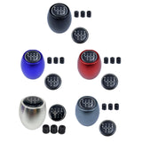 Maxbell Manual Gear Shift Knob Direct Replaces with 8mm 10mm 12mm Adapters Metal Black