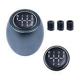 Maxbell Manual Gear Shift Knob Direct Replaces with 8mm 10mm 12mm Adapters Metal Titanium