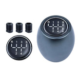 Maxbell Manual Gear Shift Knob Direct Replaces with 8mm 10mm 12mm Adapters Metal Titanium