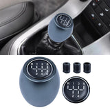 Maxbell Manual Gear Shift Knob Direct Replaces with 8mm 10mm 12mm Adapters Metal Titanium