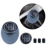 Maxbell Manual Gear Shift Knob Direct Replaces with 8mm 10mm 12mm Adapters Metal Titanium