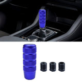 Maxbell Car Aluminum Alloy Gear Shift Knobs for Cars, Trucks, Buses, SUV Durable Blue