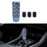 Maxbell Car Aluminum Alloy Gear Shift Knobs for Cars, Trucks, Buses, SUV Durable Grey