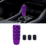 Maxbell Car Aluminum Alloy Gear Shift Knobs for Cars, Trucks, Buses, SUV Durable Purple