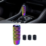 Maxbell Car Aluminum Alloy Gear Shift Knobs for Cars, Trucks, Buses, SUV Durable Multicolour