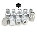 Maxbell 10Pcs 17mm Anti-Theft Screw Removal Socket Alloy Automobile for BMW