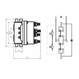 Maxbell 12V 250A Winch Relay Winch Solenoid Heavy Duty for ATV UTV Truck Trailer