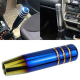 Maxbell gear Shift Knob with 3 Threaded Adapters Fit Most Manual Vehicles Blue Aureate